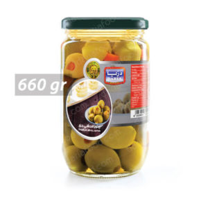 زيتون محشي جزر ( 660 جرام )