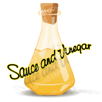 vinegar and sauce